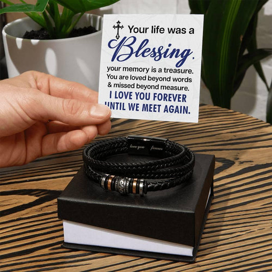 Unbreakable Bond" Men's Bracelet