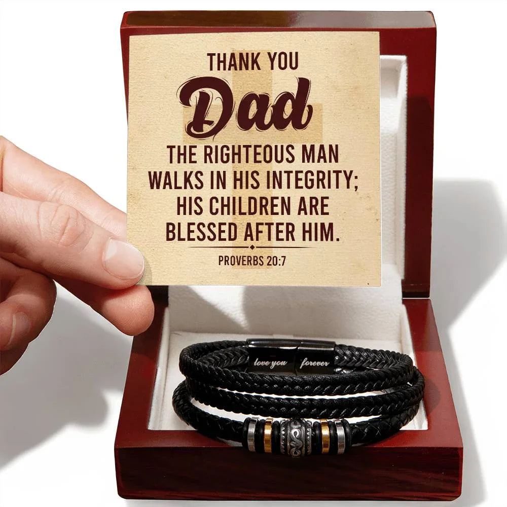 The "Unbreakable Bond" Premium Men's Bracelet To My Dad