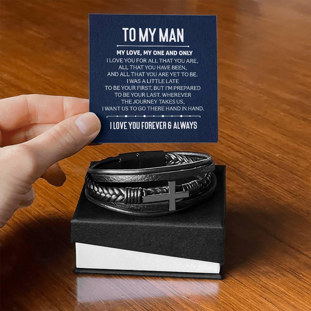 Men's Cross Bracelet