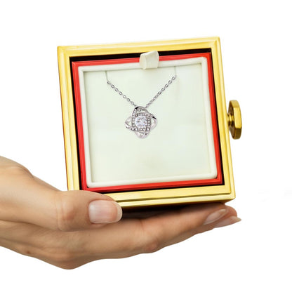 The "Love Knot" Signature: Rotating Rose Box Experience