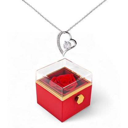 The "Forever Love" Signature: Rotating Rose Box Experience