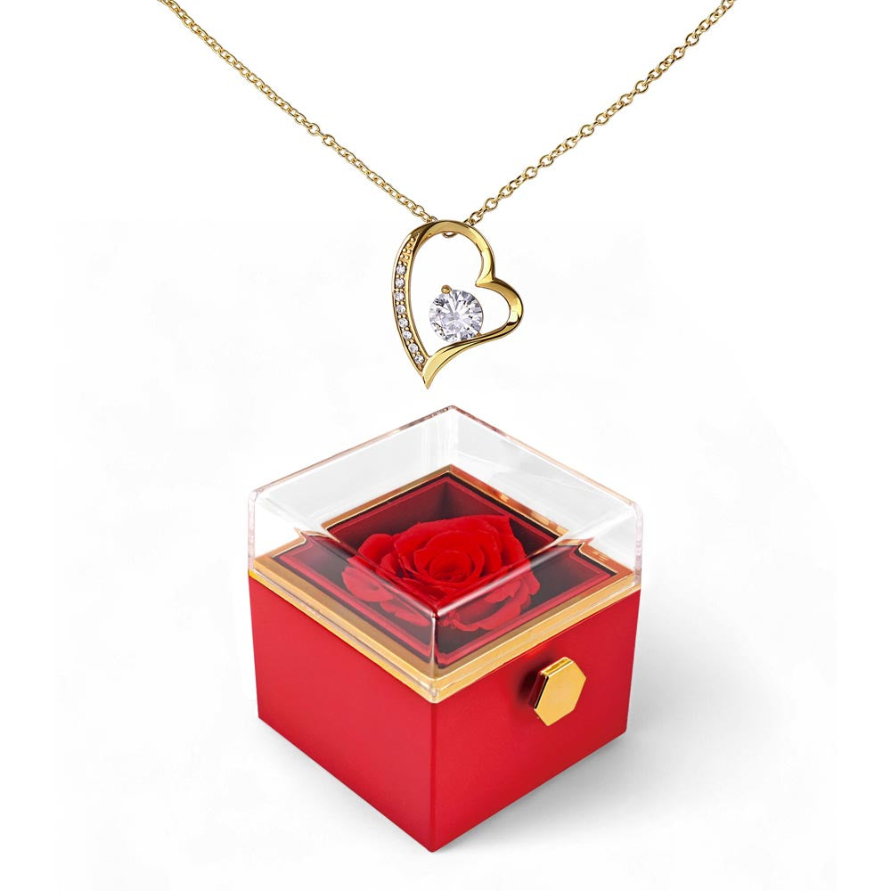 The "Forever Love" Signature: Rotating Rose Box Experience