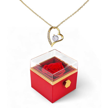 The "Forever Love" Signature: Rotating Rose Box Experience